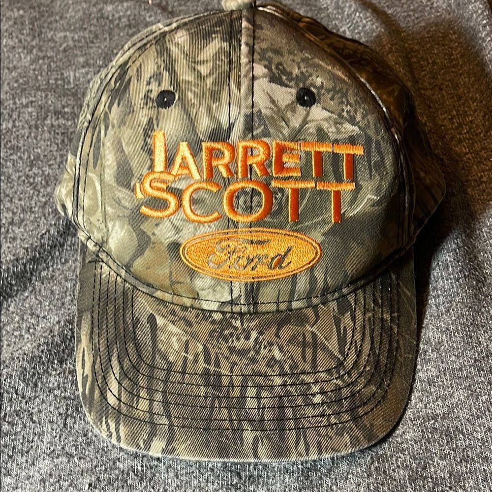 Ford Camouflage Cap with Orange Logo